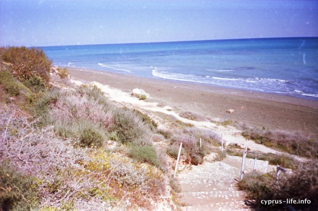 Kiti beach in late summer